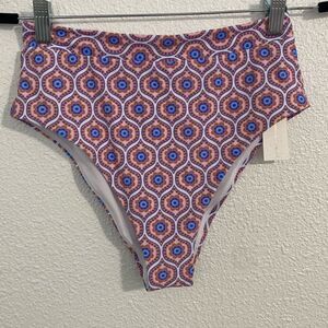 NWT- Raisins- high waisted cheeky bikini bottoms- size medium